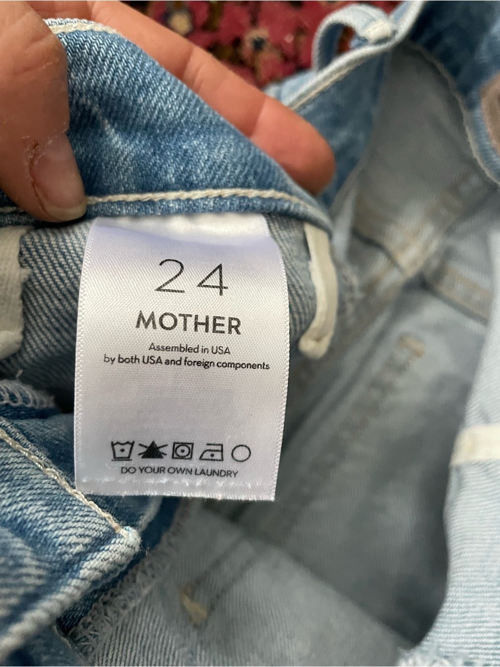 MOTHER Hustler Patch Pocket Ankle Jeans 24 - Picture 5 of 5